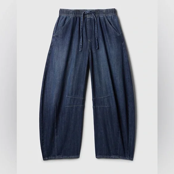 NWT! GAP Dark Indigo Mid Rise Easy Horseshoe Jeans - Size XL 🩷 #607775 - Picture 7 of 10